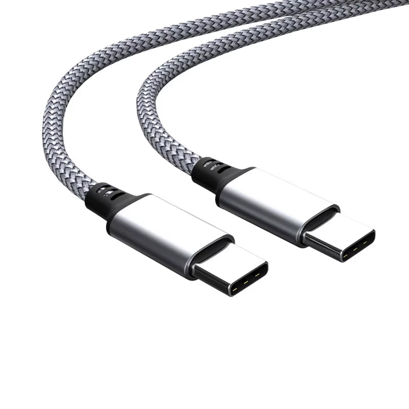 Type C to Type C 60W Fast Charger Cable 1M 2M 3M 5M 8M PD Extension Data Cable for Iphone 15 Macbook Xiaomi Samsung Camera