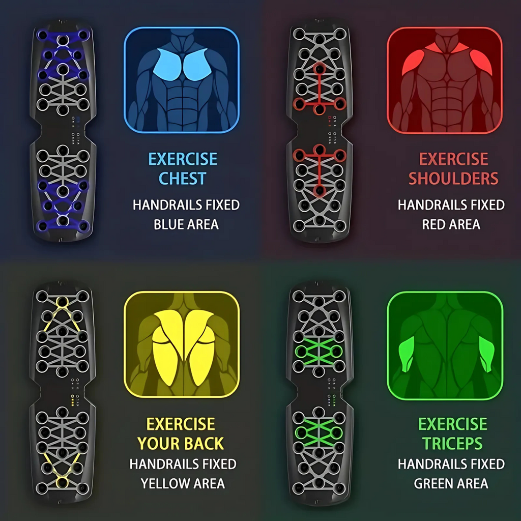 Tabla de Flexiones Portátil y Multifuncional
