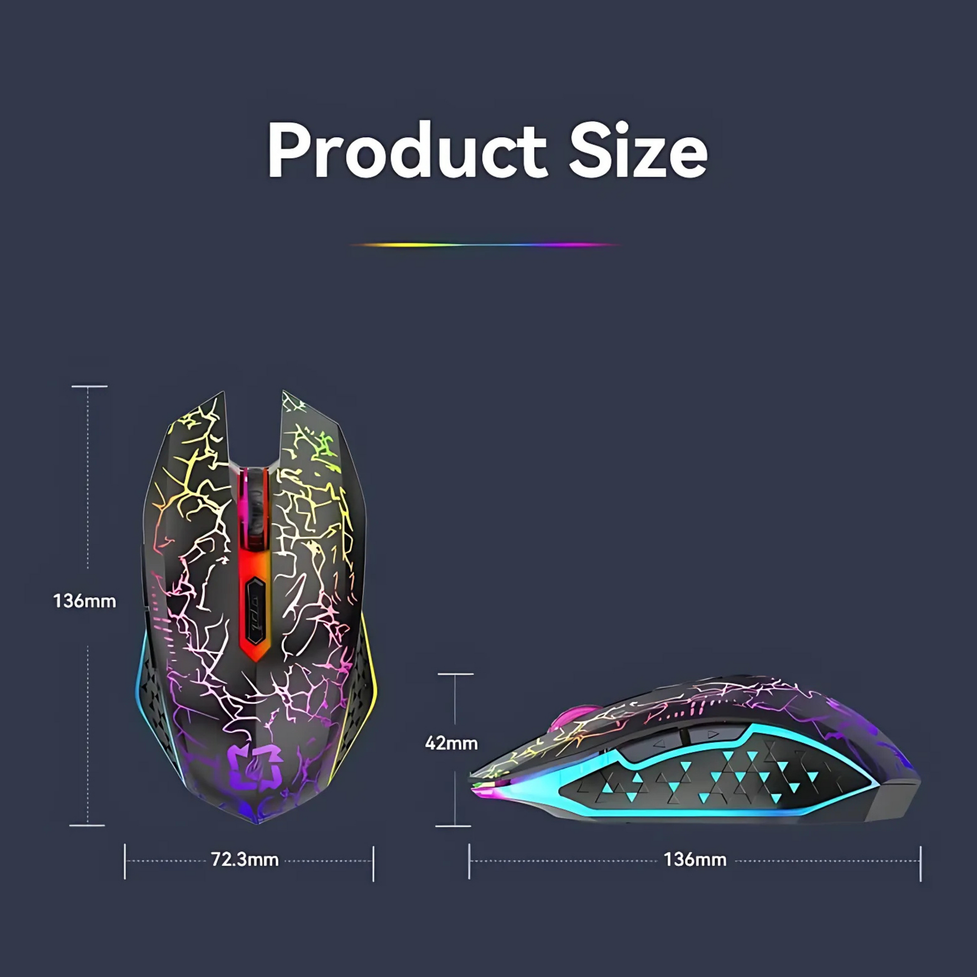 Mouse Inalámbrico Gamer