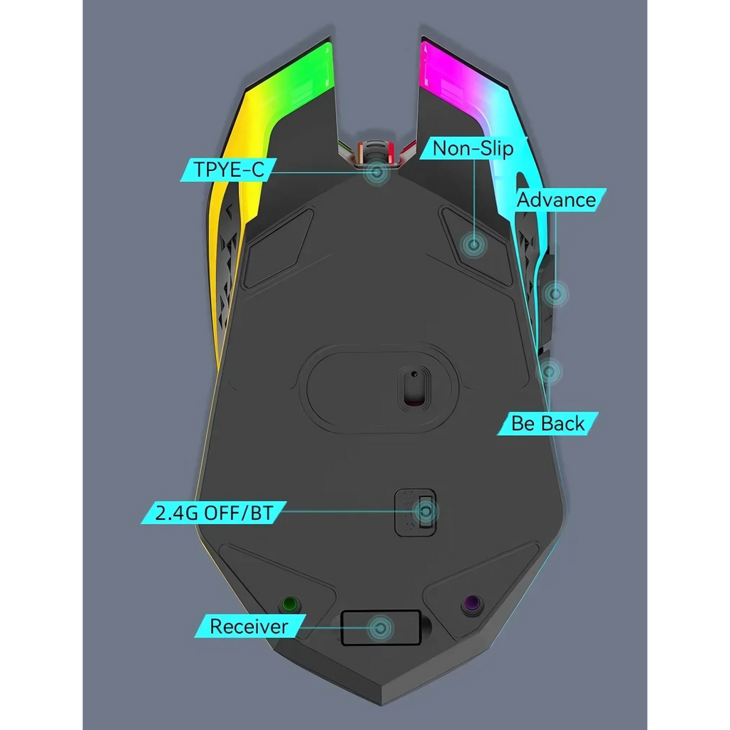 Mouse Inalámbrico Gamer