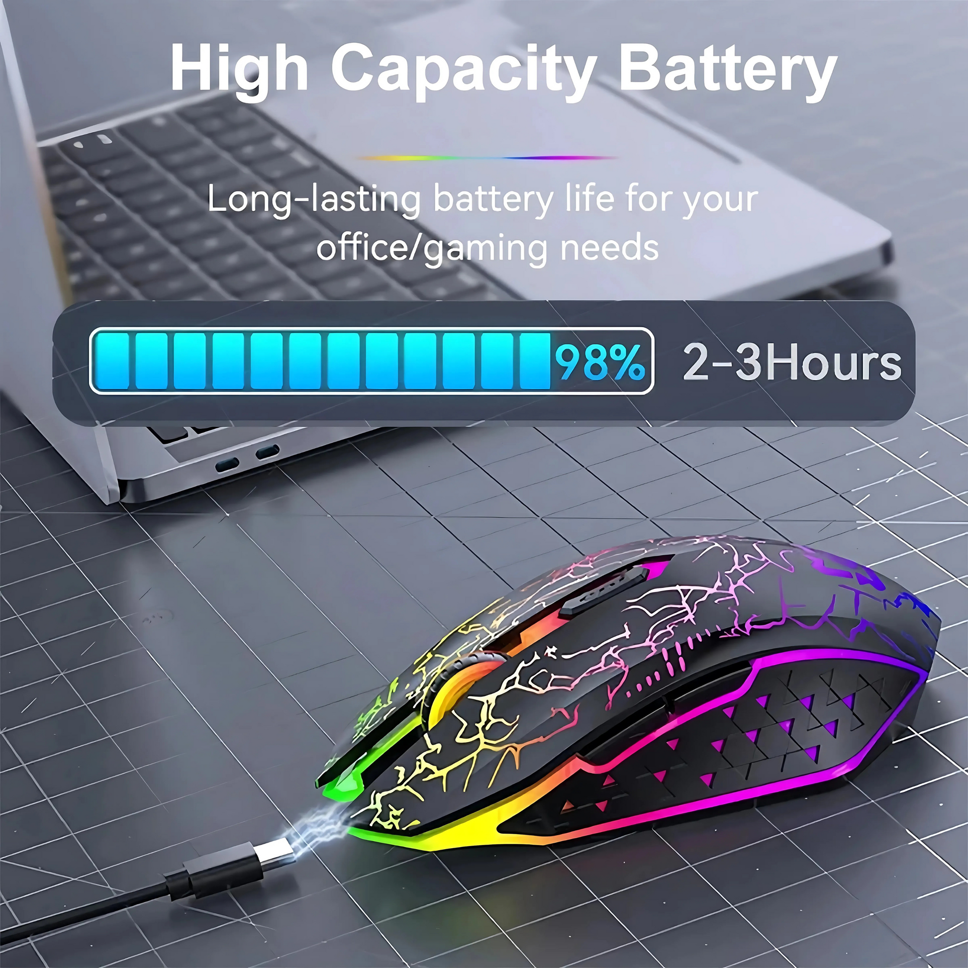 Mouse Inalámbrico Gamer
