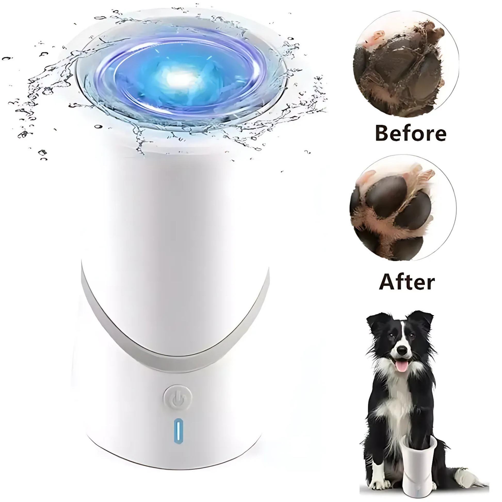 Limpiador Automático de Patas para Mascotas