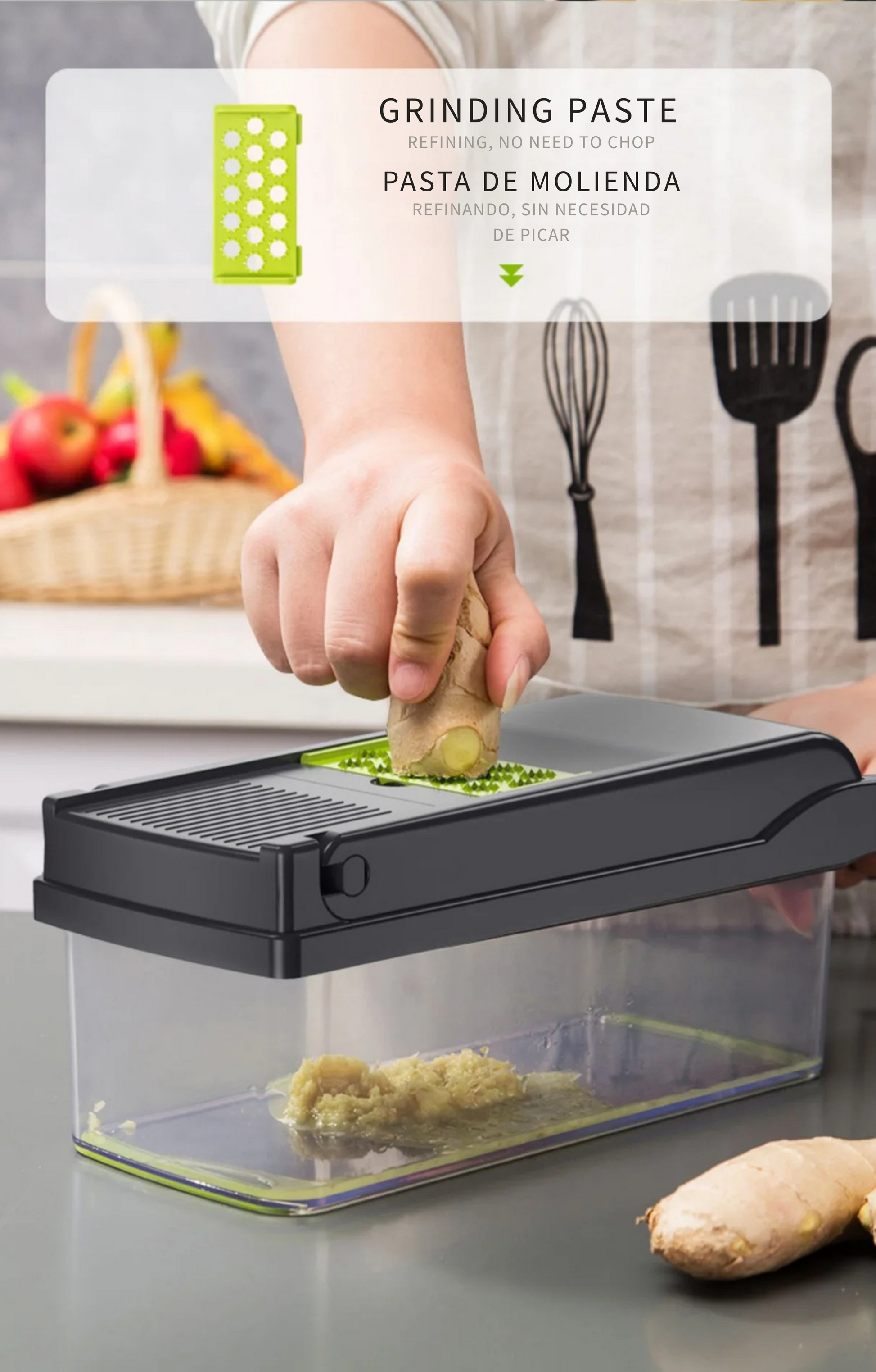Cortador de Verduras Multifuncional 12 en 1
