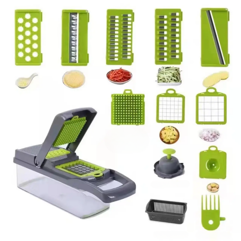 Cortador de Verduras Multifuncional 12 en 1