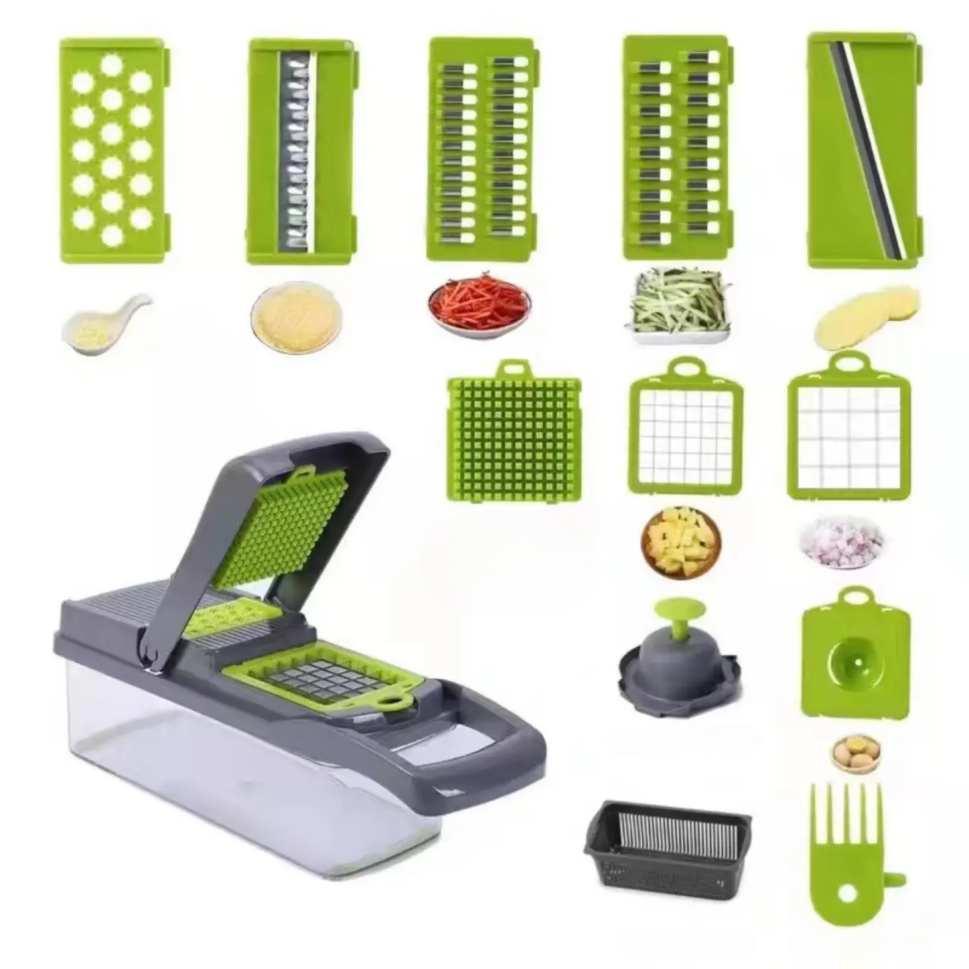 Cortador de Verduras Multifuncional 12 en 1