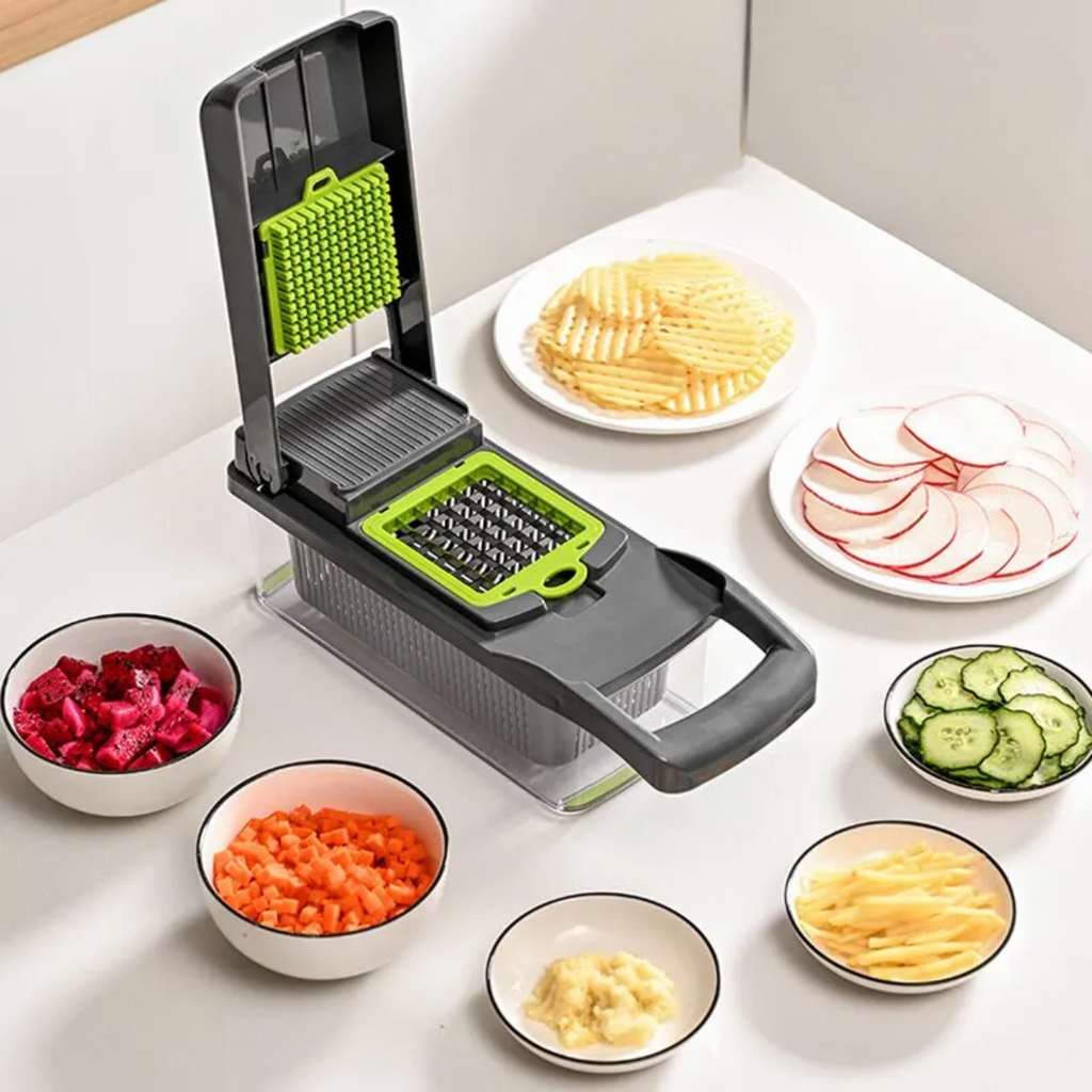 Cortador de Verduras Multifuncional 12 en 1