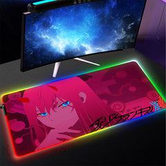 MousePad Gamer RGB Zero Two Anime